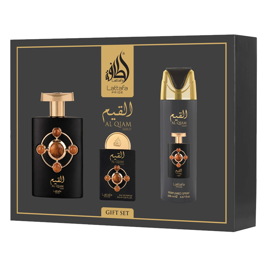 Lattafa Pride Giftset Al Qiam Gold -3pc