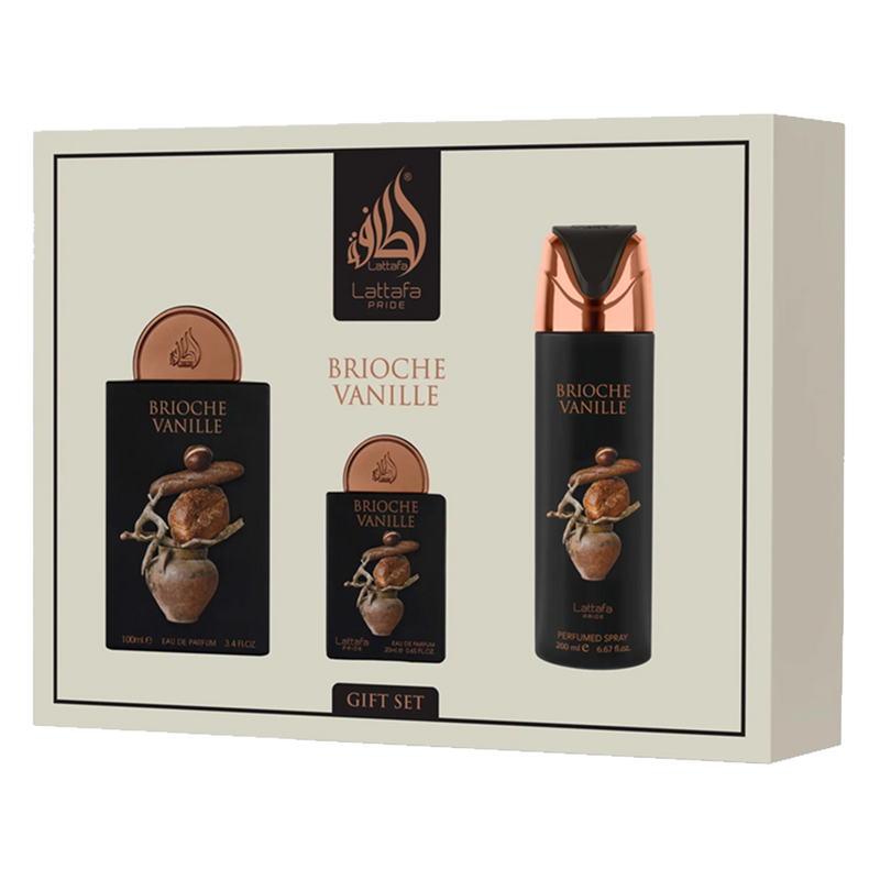 Lattafa Pride Giftset Brioche Vanille -3pc
