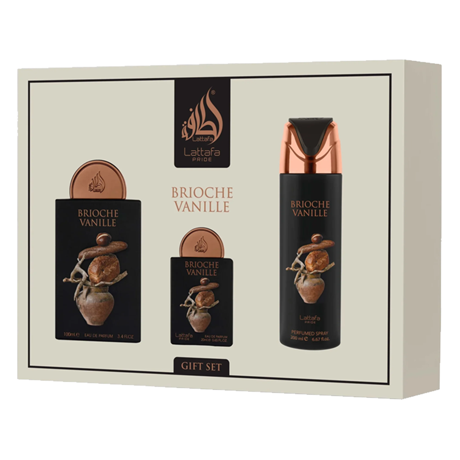 Lattafa Pride Giftset Brioche Vanille -3pc